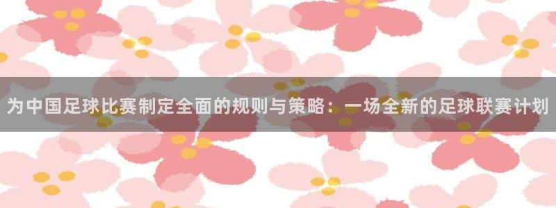vsport体育在线官网：为中国足球比赛制定全面的规则与策略